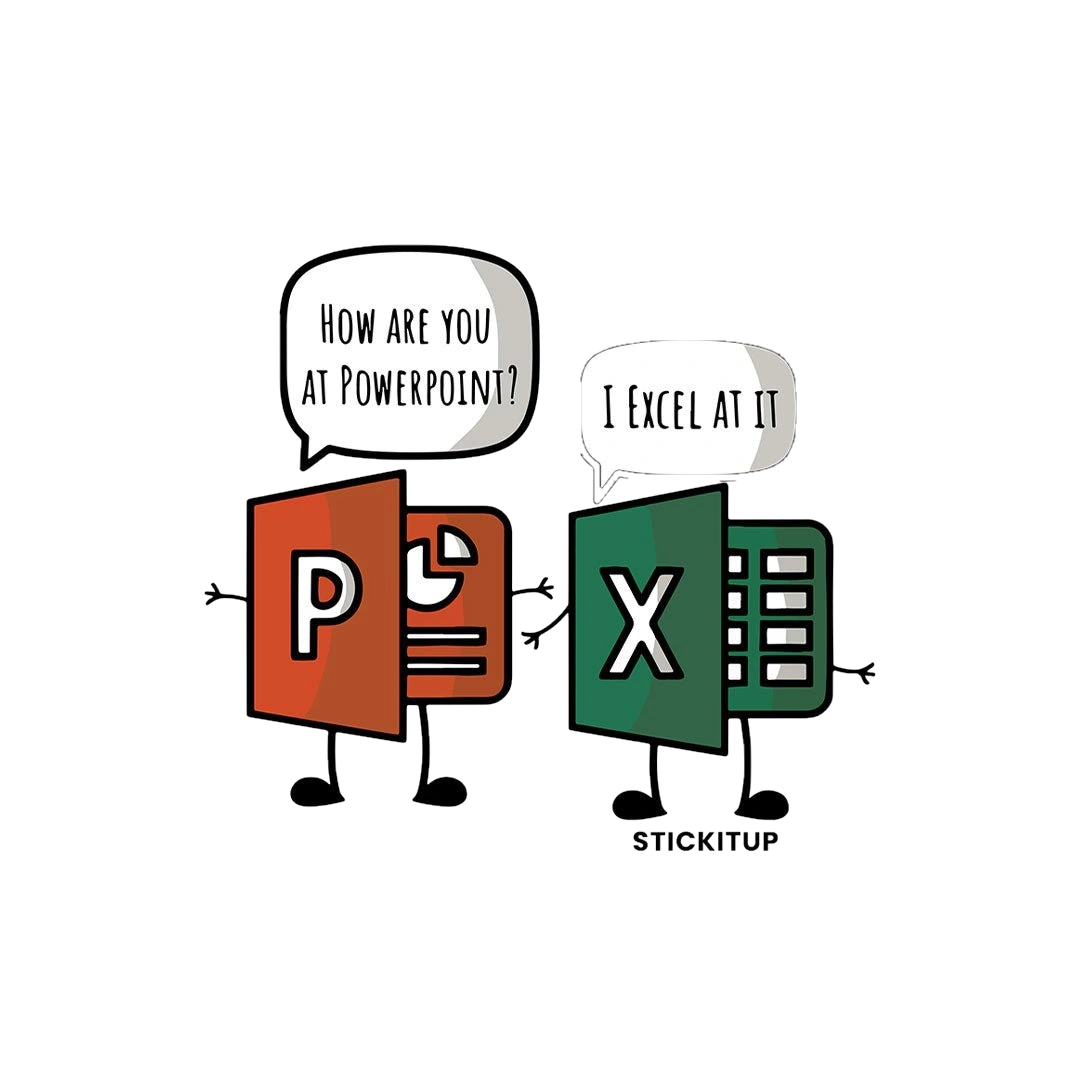 How Are You At Powerpoint Sticker